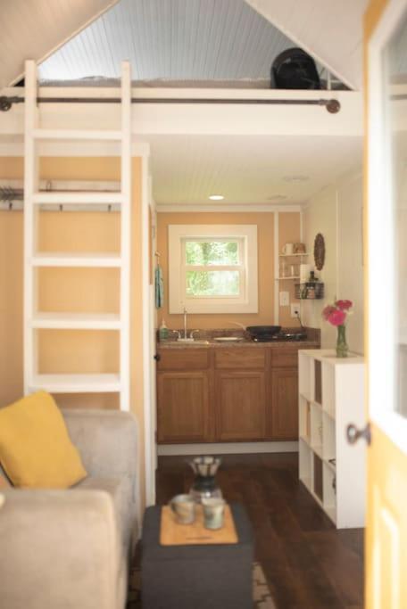 Ferienwohnung Tiny House Strouds Run Lake Athens Exterior foto