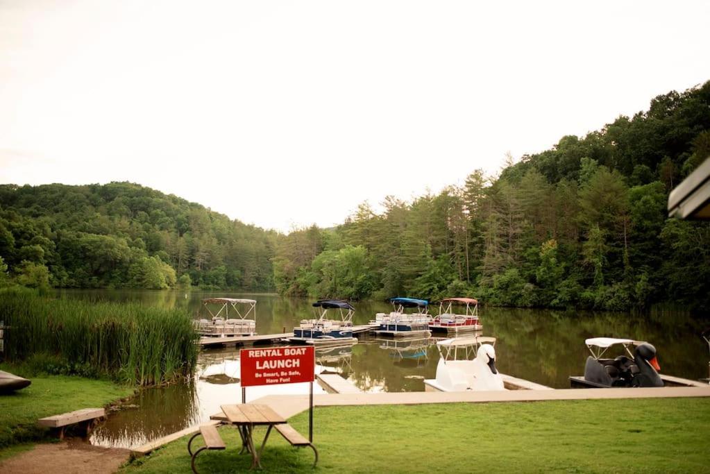 Ferienwohnung Tiny House Strouds Run Lake Athens Exterior foto